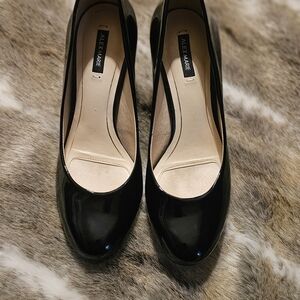 Alex Marie Glossy Black Patent Leather Pumps